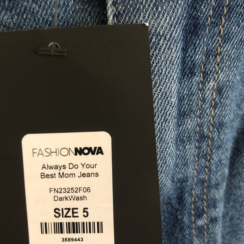 Always Do Your Best Mom Jeans Fashion Nova High Waisted - Picture 6 of 9